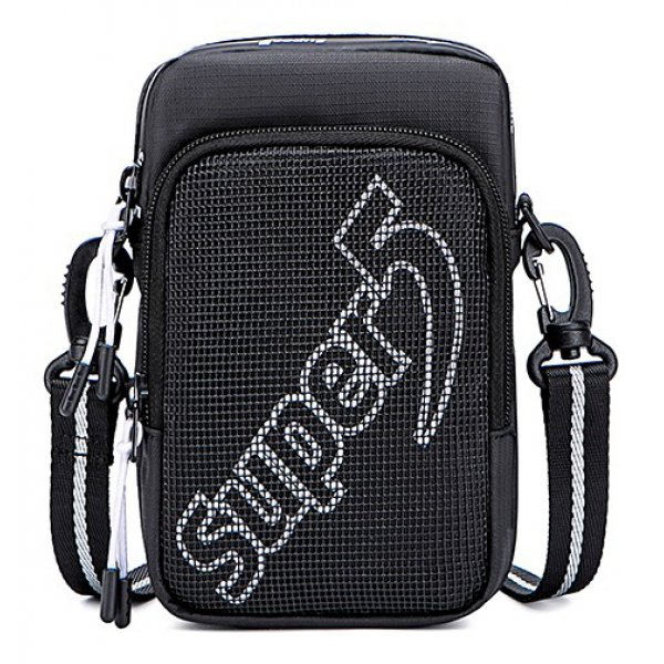  SUPER FIVE τσάντα ώμου K00122-BK, μαύρη